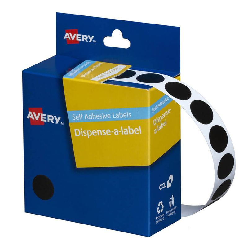 Avery Self-Adhesive Dot Labels 14mm (1050pcs)