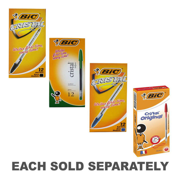 BiC Cristal Original Ballpoint Pen (12/box)